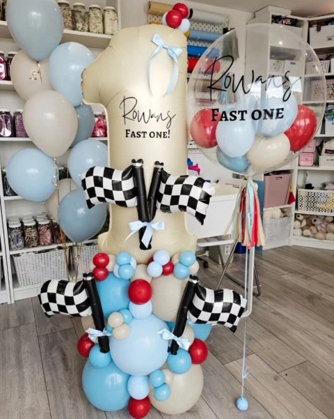 Balon foliowy Flaga Racing 54×60,5cm Balon foliowy Flaga Racing 54×60,5cm