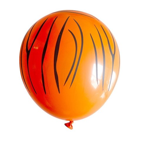 Balon lateksowy z nadrukiem tygrys 12cali, 100szt Animal Print Balon lateksowy z nadrukiem tygrys 12cali, 100szt Animal Print