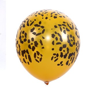 Balon lateksowy z nadrukiem żyrafa 12cali, 100szt Animal Print