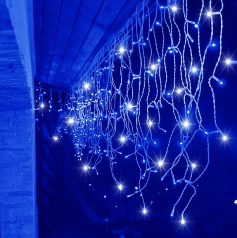 Sople 200 LED lampki choinkowe niebieski niebieskie